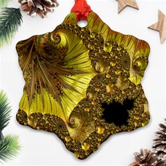 Special Fractal 35cp Snowflake Ornament (2-side) by ImpressiveMoments