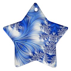 Special Fractal 17 Blue Star Ornament (two Sides)  by ImpressiveMoments