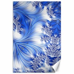 Special Fractal 17 Blue Canvas 24  X 36  by ImpressiveMoments