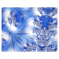 Special Fractal 17 Blue Double Sided Flano Blanket (medium)  by ImpressiveMoments