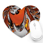 Special Fractal 24 Terra Heart Mousepads Front