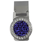 Purple holes Money Clip (CZ) Front