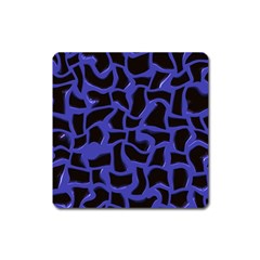 Purple Holes Magnet (square) by LalyLauraFLM