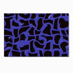 Purple Holes Postcard 4 x 6  (pkg Of 10)