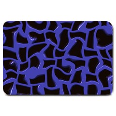 Purple Holes Large Doormat by LalyLauraFLM