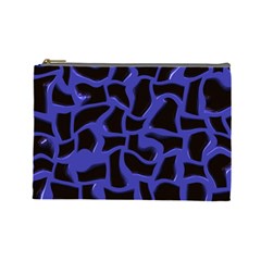 Purple Holes Cosmetic Bag (large) by LalyLauraFLM