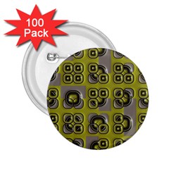 Plastic Shapes Pattern 2 25  Button (100 Pack) by LalyLauraFLM