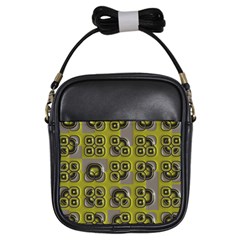 Plastic Shapes Pattern Girls Sling Bag by LalyLauraFLM