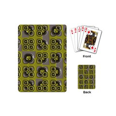 Plastic Shapes Pattern Playing Cards (mini) by LalyLauraFLM