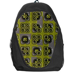 Plastic Shapes Pattern Backpack Bag by LalyLauraFLM