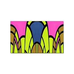 Distorted Symmetrical Shapes Sticker (rectangular)