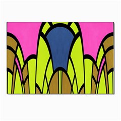 Distorted Symmetrical Shapes Postcard 4 x 6  (pkg Of 10)