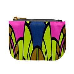 Distorted Symmetrical Shapes Mini Coin Purse