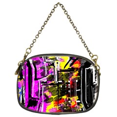 Abstract City View Chain Purses (one Side)  by digitaldivadesigns