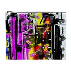 Abstract City View Cosmetic Bag (xl) by digitaldivadesigns