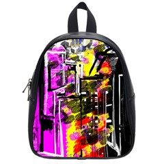 Abstract City View School Bags (small)  by digitaldivadesigns