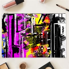 Abstract City View Cosmetic Bag (xxl)  by digitaldivadesigns