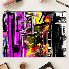 Abstract City View Cosmetic Bag (xxxl)  by digitaldivadesigns