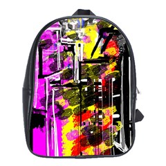 Abstract City View School Bags (xl)  by digitaldivadesigns