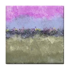 Abstract Garden In Pastel Colors Tile Coasters by digitaldivadesigns