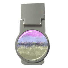 Abstract Garden In Pastel Colors Money Clips (round)  by digitaldivadesigns