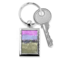 Abstract Garden In Pastel Colors Key Chains (rectangle)  by digitaldivadesigns