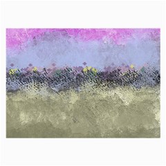 Abstract Garden In Pastel Colors Large Glasses Cloth by digitaldivadesigns