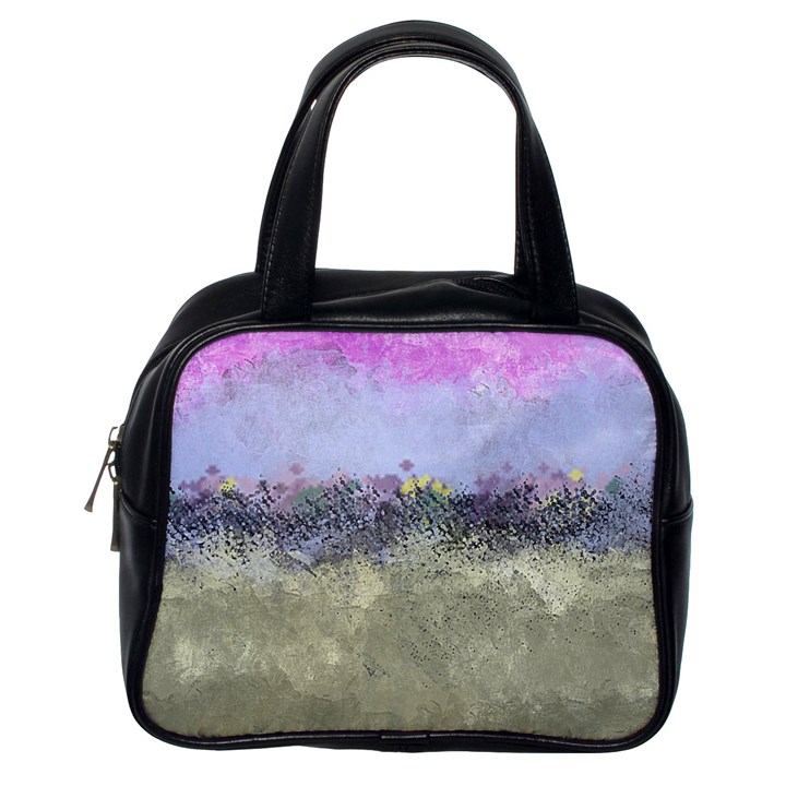 Abstract Garden in Pastel Colors Classic Handbags (One Side)