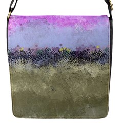 Abstract Garden In Pastel Colors Flap Messenger Bag (s)