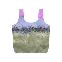 Abstract Garden In Pastel Colors Full Print Recycle Bags (s)  by digitaldivadesigns