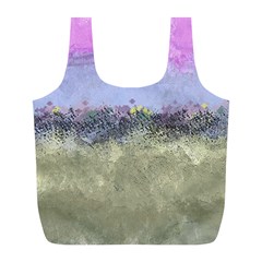 Abstract Garden In Pastel Colors Full Print Recycle Bags (l)  by digitaldivadesigns