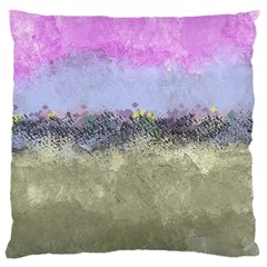 Abstract Garden In Pastel Colors Standard Flano Cushion Cases (one Side)  by digitaldivadesigns