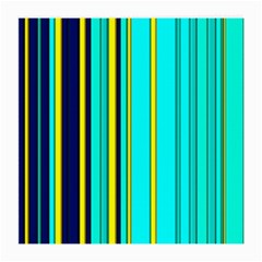 Hot Stripes Aqua Medium Glasses Cloth (2-side) by ImpressiveMoments