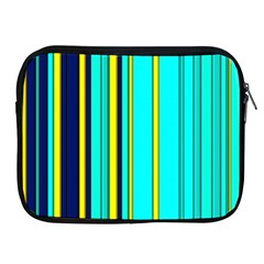 Hot Stripes Aqua Apple Ipad 2/3/4 Zipper Cases by ImpressiveMoments