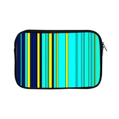 Hot Stripes Aqua Apple Ipad Mini Zipper Cases by ImpressiveMoments