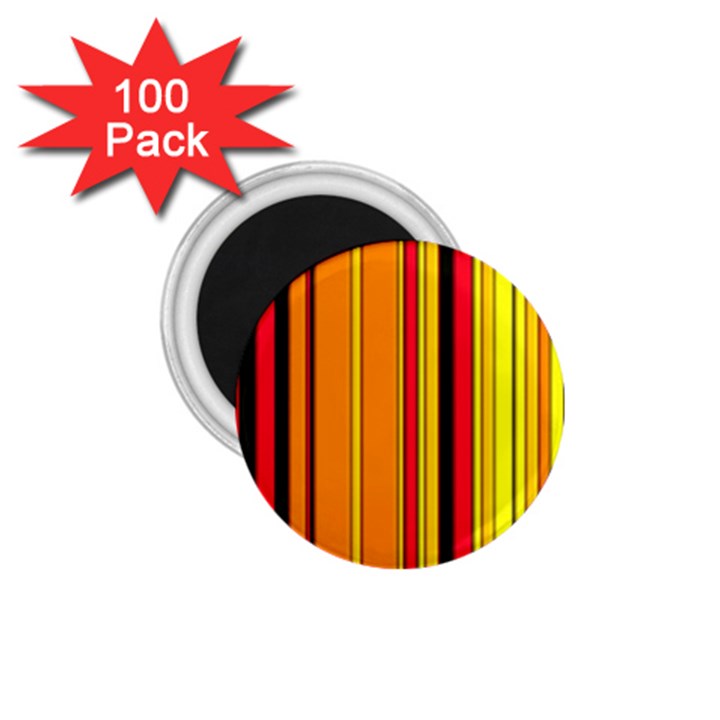 Hot Stripes Fire 1.75  Magnets (100 pack) 