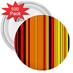 Hot Stripes Fire 3  Buttons (100 pack)  Front