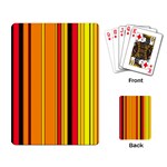 Hot Stripes Fire Playing Card Back