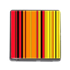 Hot Stripes Fire Memory Card Reader (square) by ImpressiveMoments