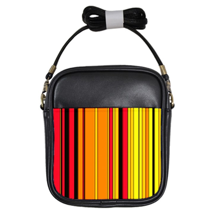 Hot Stripes Fire Girls Sling Bags