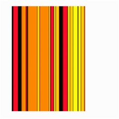 Hot Stripes Fire Large Garden Flag (two Sides) by ImpressiveMoments