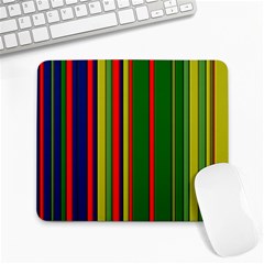 Hot Stripes Grenn Blue Large Mousepads by ImpressiveMoments