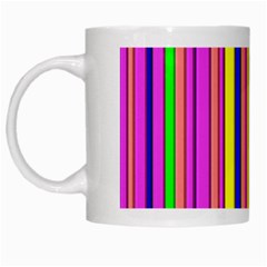 Hot Stripes Rainbow White Mugs by ImpressiveMoments