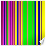 Hot Stripes Rainbow Canvas 12  x 12   11.4 x11.56  Canvas - 1