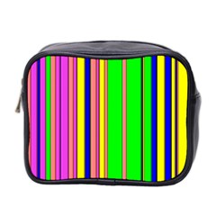 Hot Stripes Rainbow Mini Toiletries Bag 2-side by ImpressiveMoments