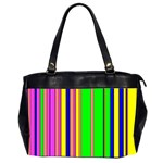 Hot Stripes Rainbow Office Handbags (2 Sides)  Front