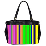 Hot Stripes Rainbow Office Handbags (2 Sides)  Back