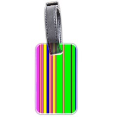 Hot Stripes Rainbow Luggage Tags (two Sides) by ImpressiveMoments