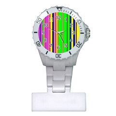 Hot Stripes Rainbow Nurses Watches by ImpressiveMoments