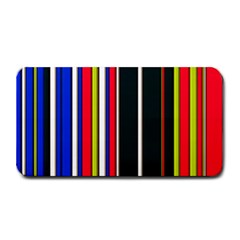 Hot Stripes Red Blue Medium Bar Mats by ImpressiveMoments